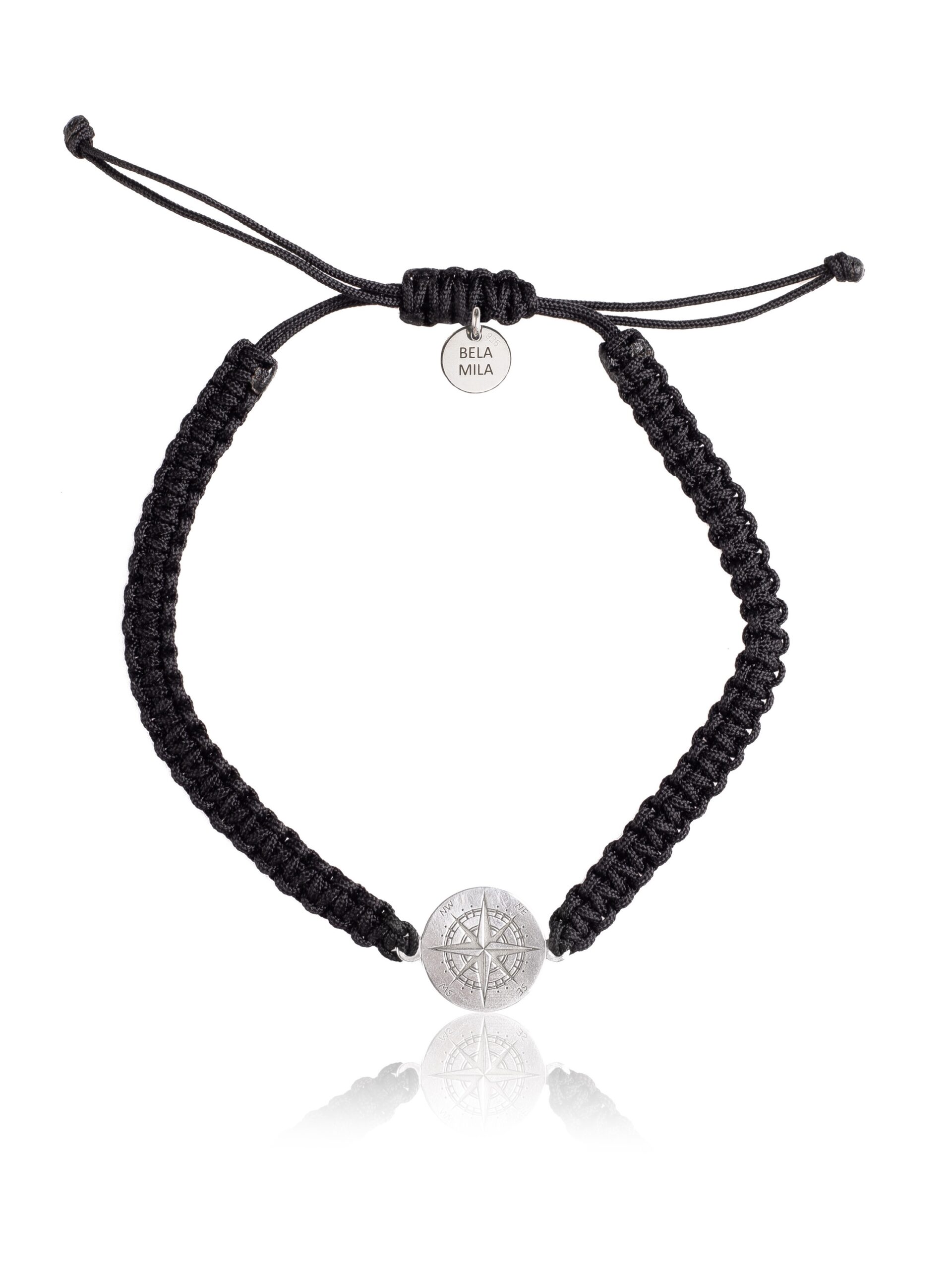 Męska bransoletka z kompasem