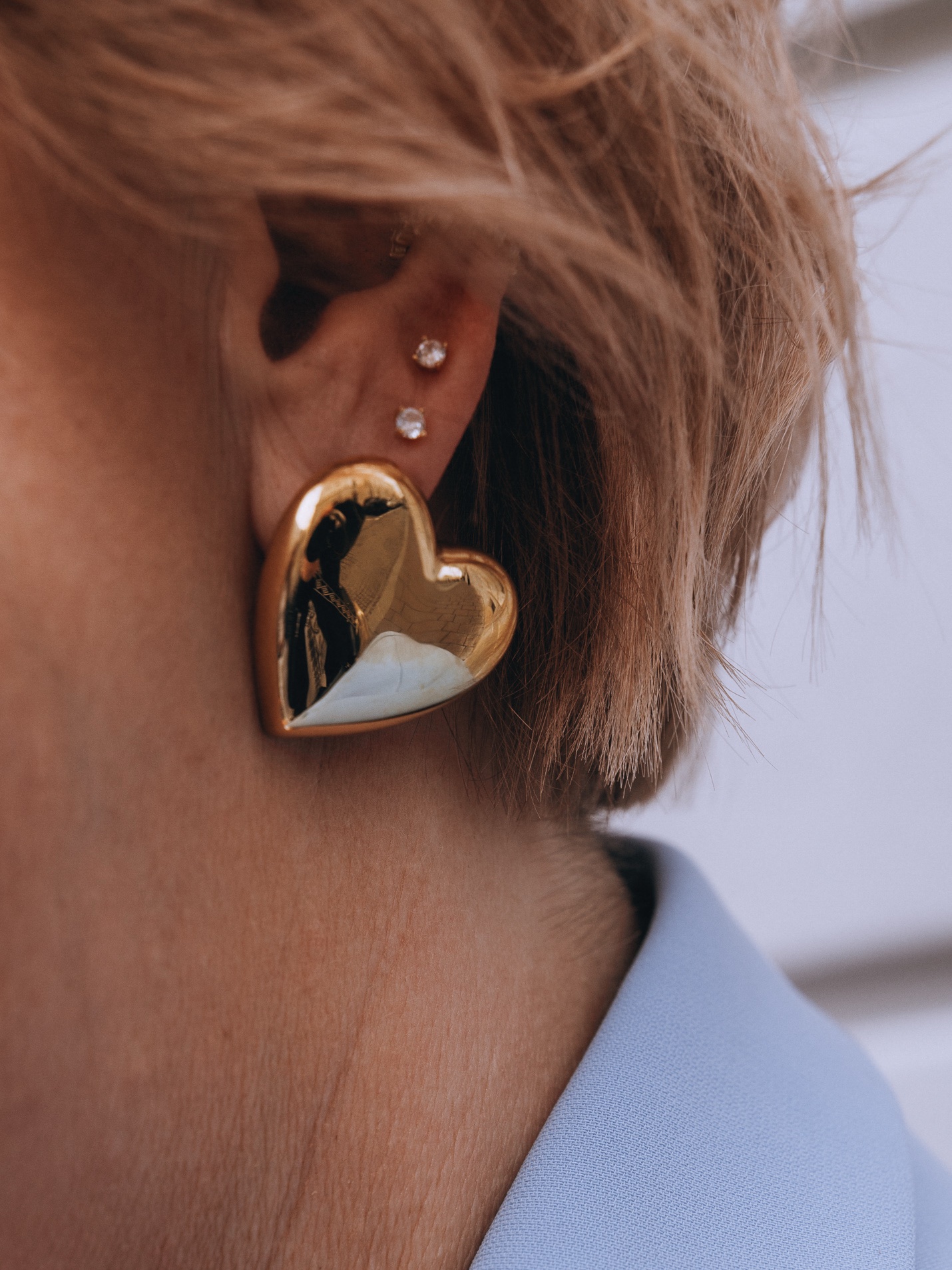 Kolczyki wkrętki z kryształkami