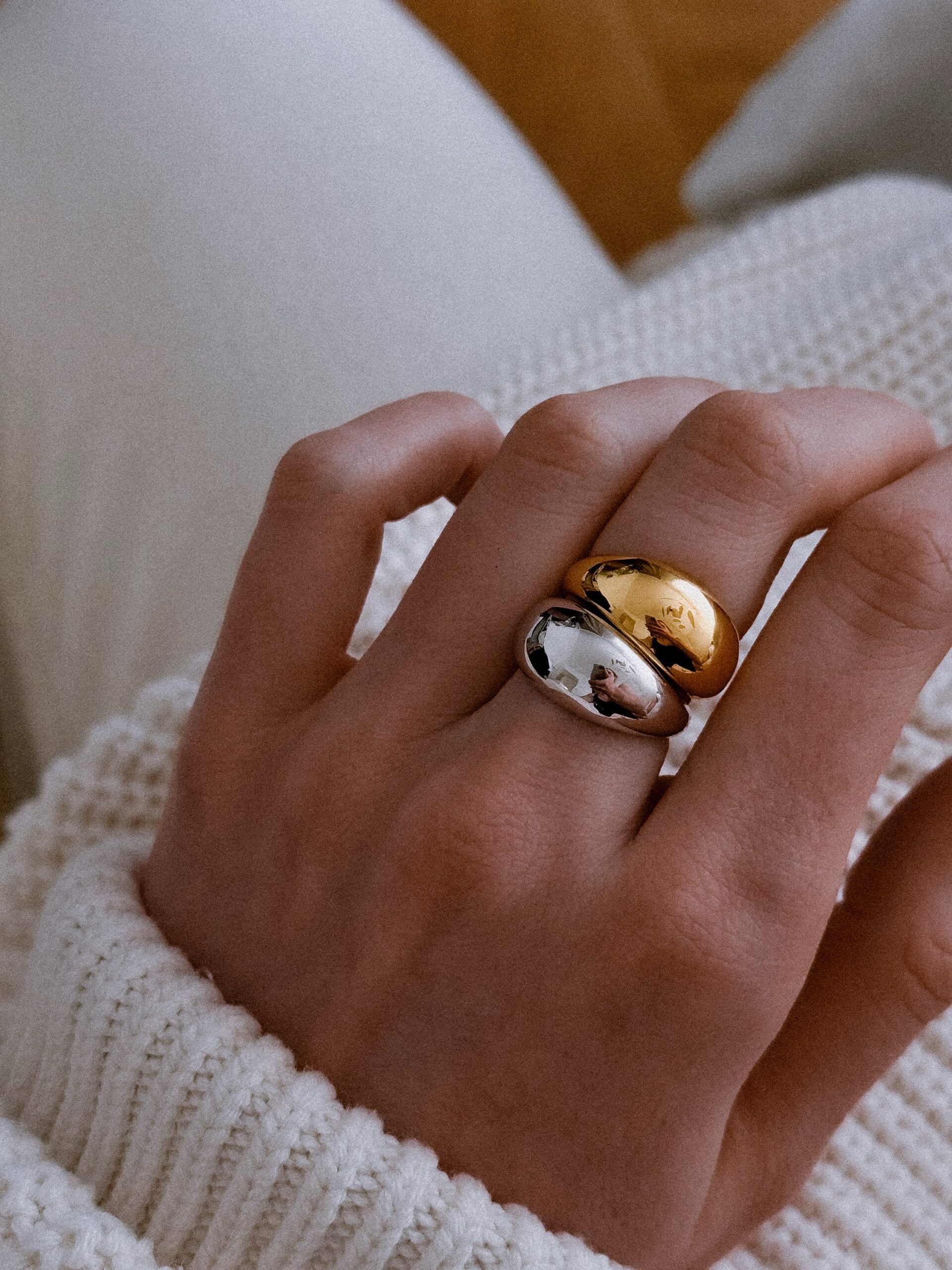 Pierścionek sygnet Simple