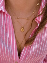 Naszyjnik Muszla z kuleczkami