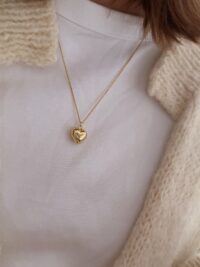 Naszyjnik puchate serce