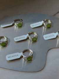 Pierścionek Lupo lime (mały palec)
